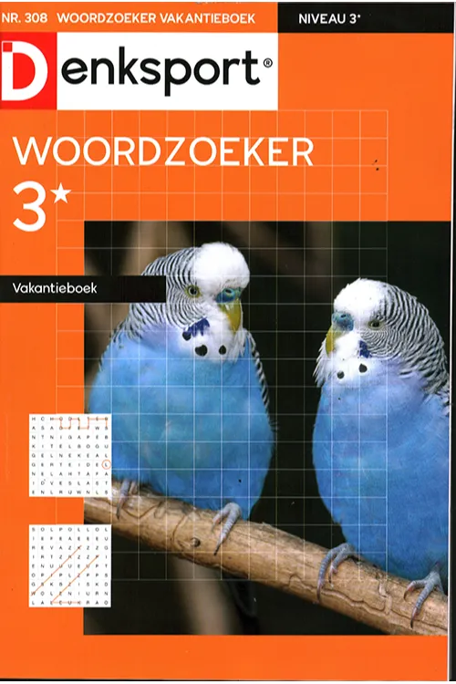 Denksport Woordzoeker Vakantieboek 308 2023 Magvilla