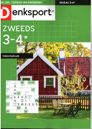 Denksport Zweeds Vakantieboek - 3-4* 299 2025