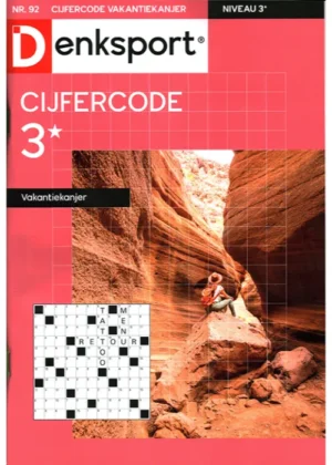 Denksport Cijfercode Vakantiekanjer - 92 2025