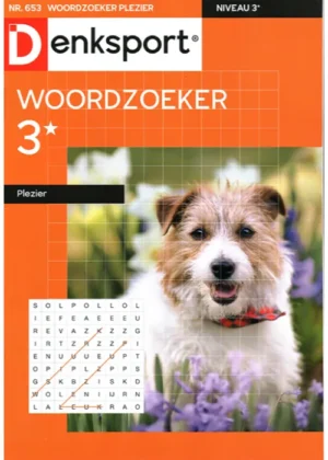 Denksport Woordzoeker Plezier - 653 2025