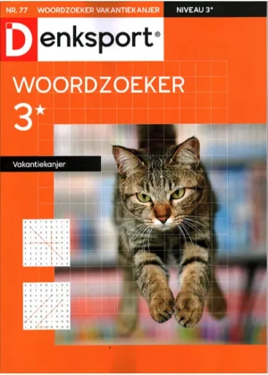 Denksport Woordzoeker Vakantiekanjer - 77 2025