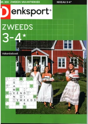 Denksport Zweeds Vakantieboek - 3-4* 300 2025