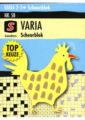 Sanders Varia Scheurblok - 58 2025
