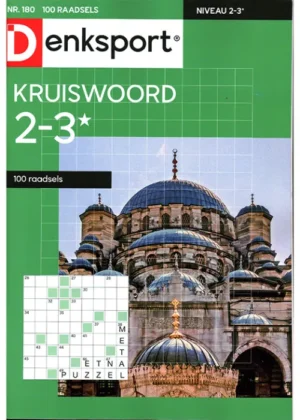 Denksport Kruiswoord 100 Raadsels - 180 2025