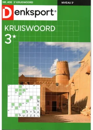 Denksport Kruiswoord - 3* 406 2025
