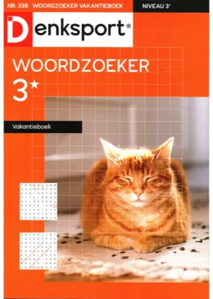 Denksport Woordzoeker Vakantieboek - 338 2025