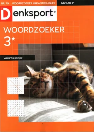 Denksport Woordzoeker Vakantiekanjer - 79 2025