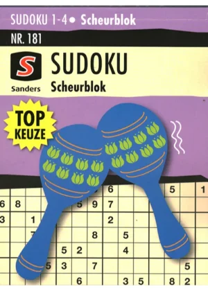 Sanders Sudoku Scheurblok - 181 2025