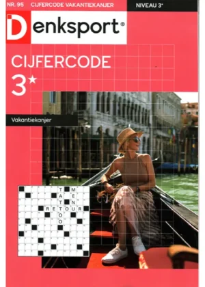 Denksport Cijfercode Vakantiekanjer - 95 2025