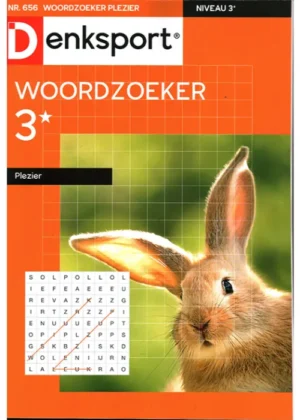 Denksport Woordzoeker Plezier - 656 2025