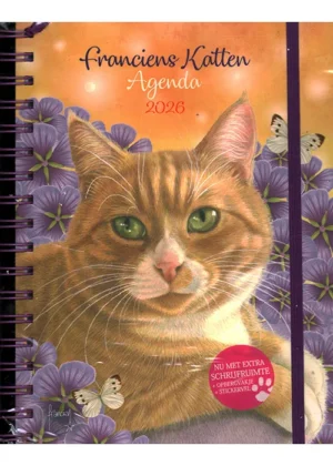 Franciens Katten Agenda - Merah - 2026