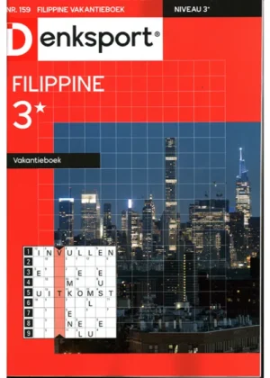 Denksport Filippine Vakantieboek - 3* 159 2025