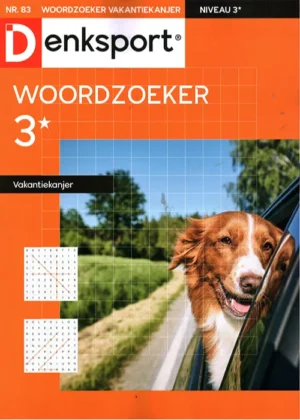 Denksport Woordzoeker Vakantiekanjer - 83 2025