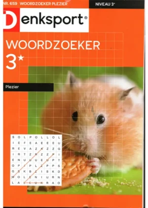 Denksport Woordzoeker Plezier - 659 2025