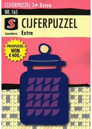 Sanders Cijferpuzzel Extra - 165 2025