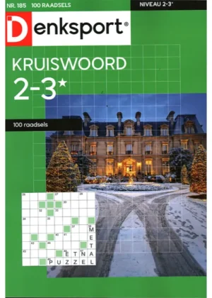 Denksport Kruiswoord 100 Raadsels - 185 2025