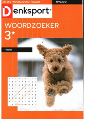 Denksport Woordzoeker Plezier - 660 2025
