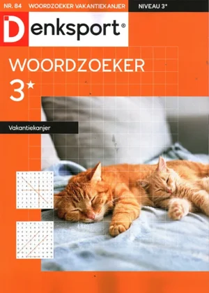 Denksport Woordzoeker Vakantiekanjer - 84 2025