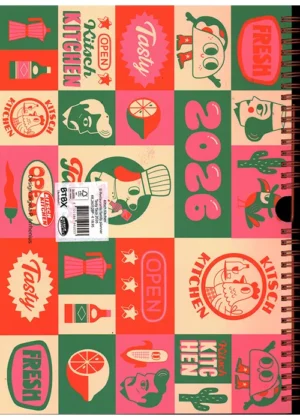 Kitsch Kitchen Family Planner - 2026