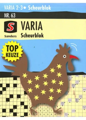 Sanders Varia Scheurblok - 63 2025