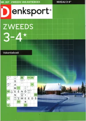 Denksport Zweeds Vakantieboek - 3-4* 307 2025