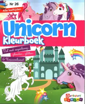 Denksport voor kids! Unicorn Kleurboek - 26 2026