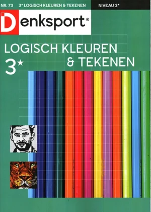 Denksport Logisch Kleuren en Tekenen - 73 2025