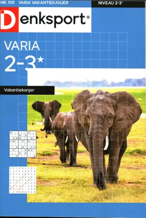 Denksport Varia Vakantiekanjer - 105 2026