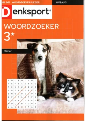 Denksport Woordzoeker Plezier - 661 2025