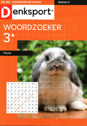 Denksport Woordzoeker Plezier - 662 2026