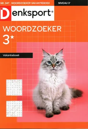 Denksport Woordzoeker Vakantieboek - 347 2026