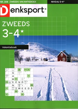 Denksport Zweeds Vakantieboek - 3-4* 308 2025