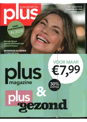 Pakket Plus Magazine + Plus Gezond - 01 2026