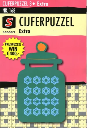 Sanders Cijferpuzzel Extra - 168 2025