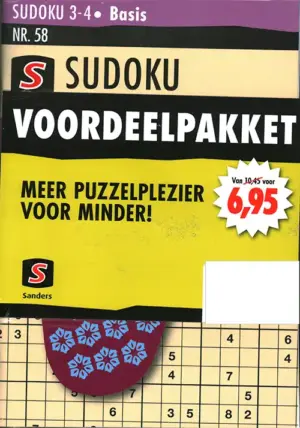 Sanders Voordeelpakket - Sudoku 01 2026