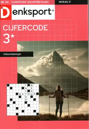 Denksport Cijfercode Vakantiekanjer - 101 2026
