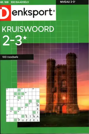Denksport Kruiswoord 100 Raadsels - 188 2026