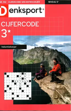 Denksport Cijfercode Vakantiekanjer - 102 2026