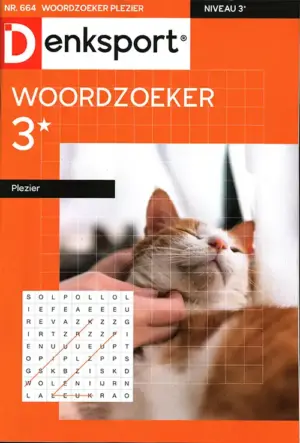 Denksport Woordzoeker Plezier - 664 2026