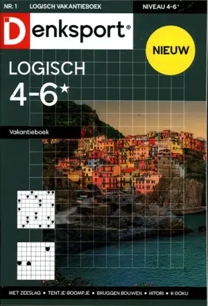 Denksport Logisch 4-6* Vakantieboek - 01 2026