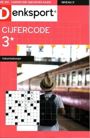 Denksport Cijfercode Vakantiekanjer - 104 2026