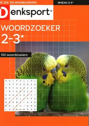 Denksport Woordzoeker 100 Woordzoekers - 209 2026