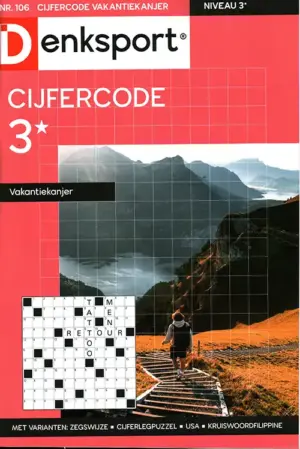 Denksport Cijfercode Vakantiekanjer - 106 2026