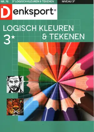 Denksport Logisch Kleuren en Tekenen - 76 2026