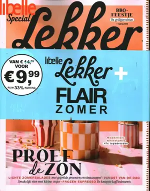 Pakket Libelle Lekker + Flair Zomerboek - 08 2026