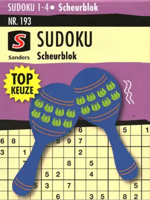 Sanders Sudoku Scheurblok - 193 2026