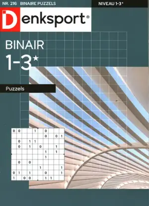 Denksport Binair Puzzels - 216 2026