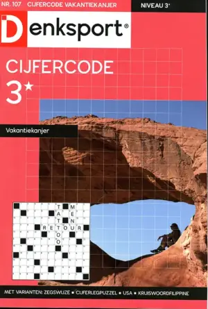 Denksport Cijfercode Vakantiekanjer - 107 2026
