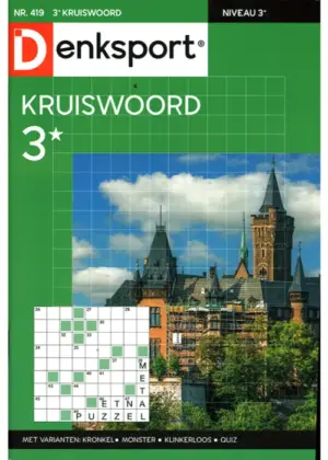 Denksport Kruiswoord - 3* 419 2026
