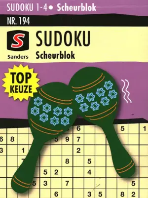 Sanders Sudoku Scheurblok - 194 2026